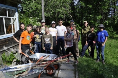 Учебно – полевая практика школьников из Москвы в Дарвинском заповеднике